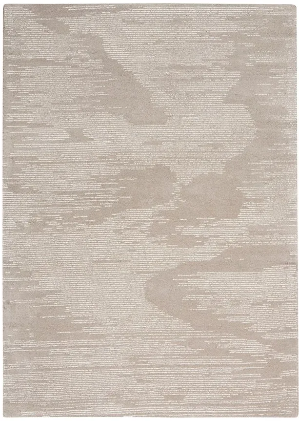 Madeline Runner Rug in Taupe/Ivory by Nourison