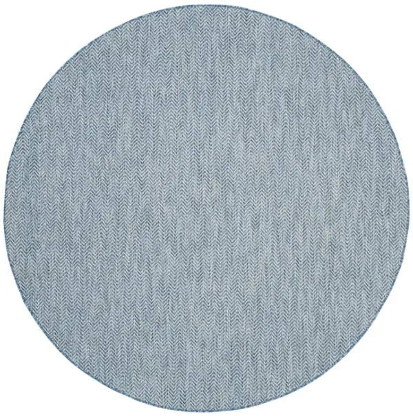 Courtyard Diamond Tile Indoor/Outdoor Area Rug Round