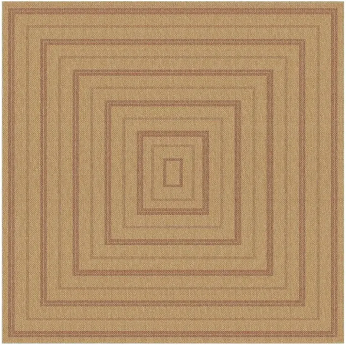 Sahara Indoor/Outdoor Rug in Terracotta by Trans-Ocean Import Co Inc