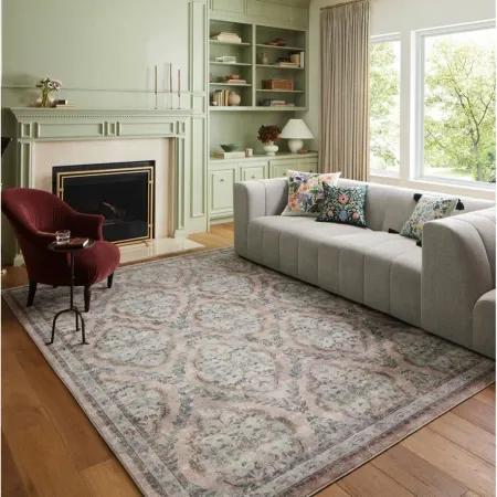 Courtyard Area Rug in Blush by Loloi Rugs