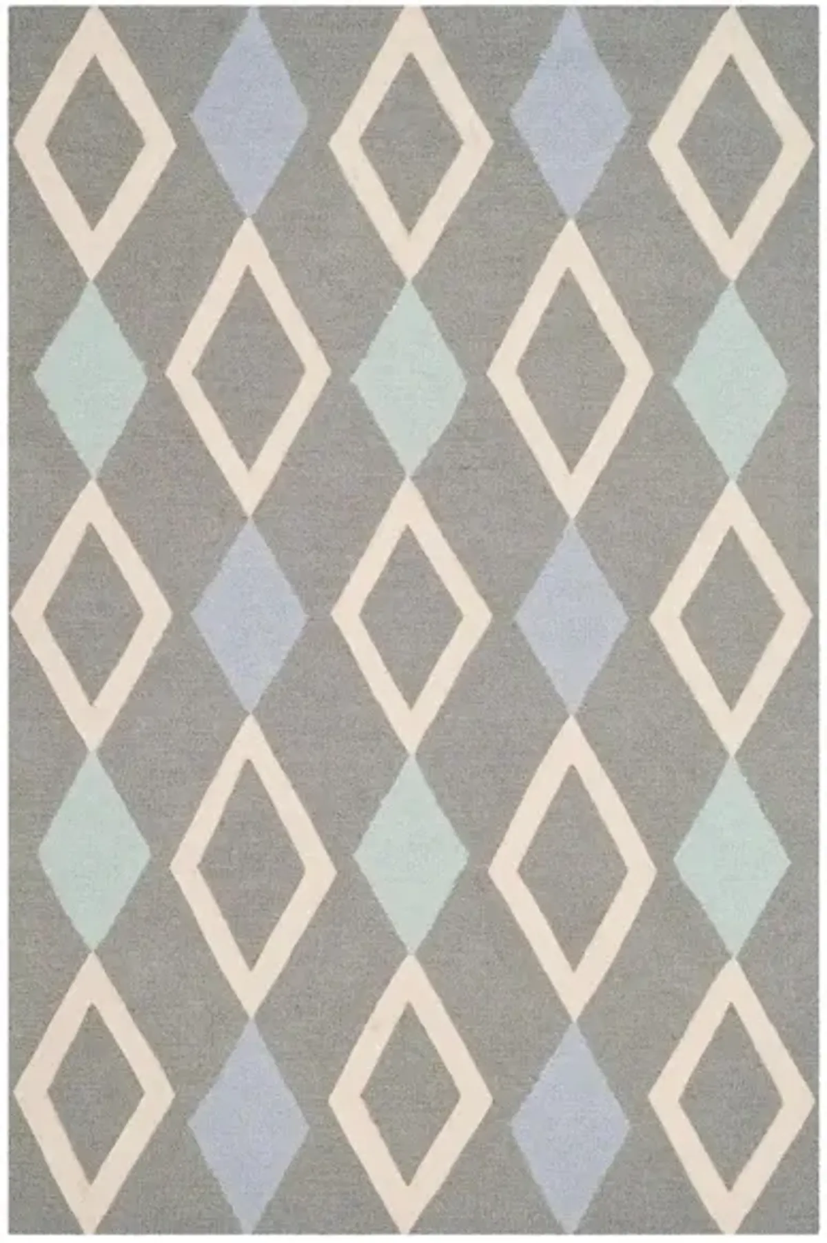 Aziel Kid's Area Rug in Grey & Multi by Safavieh