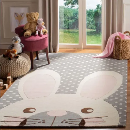 Lisseth Kid's Area Rug in Gray by Safavieh