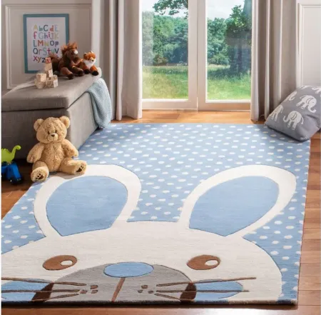 Lisseth Kid's Area Rug in Blue by Safavieh