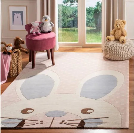 Lisseth Kid's Area Rug in Pink by Safavieh