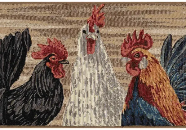 Esencia Three Roosters Mat