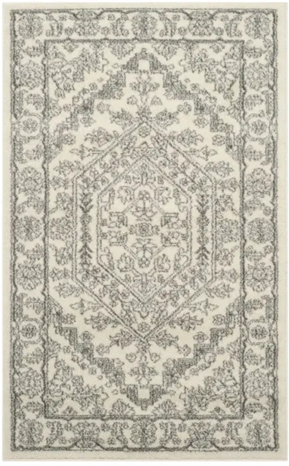 Adirondack Area Rug in Ivory/Silver by Safavieh