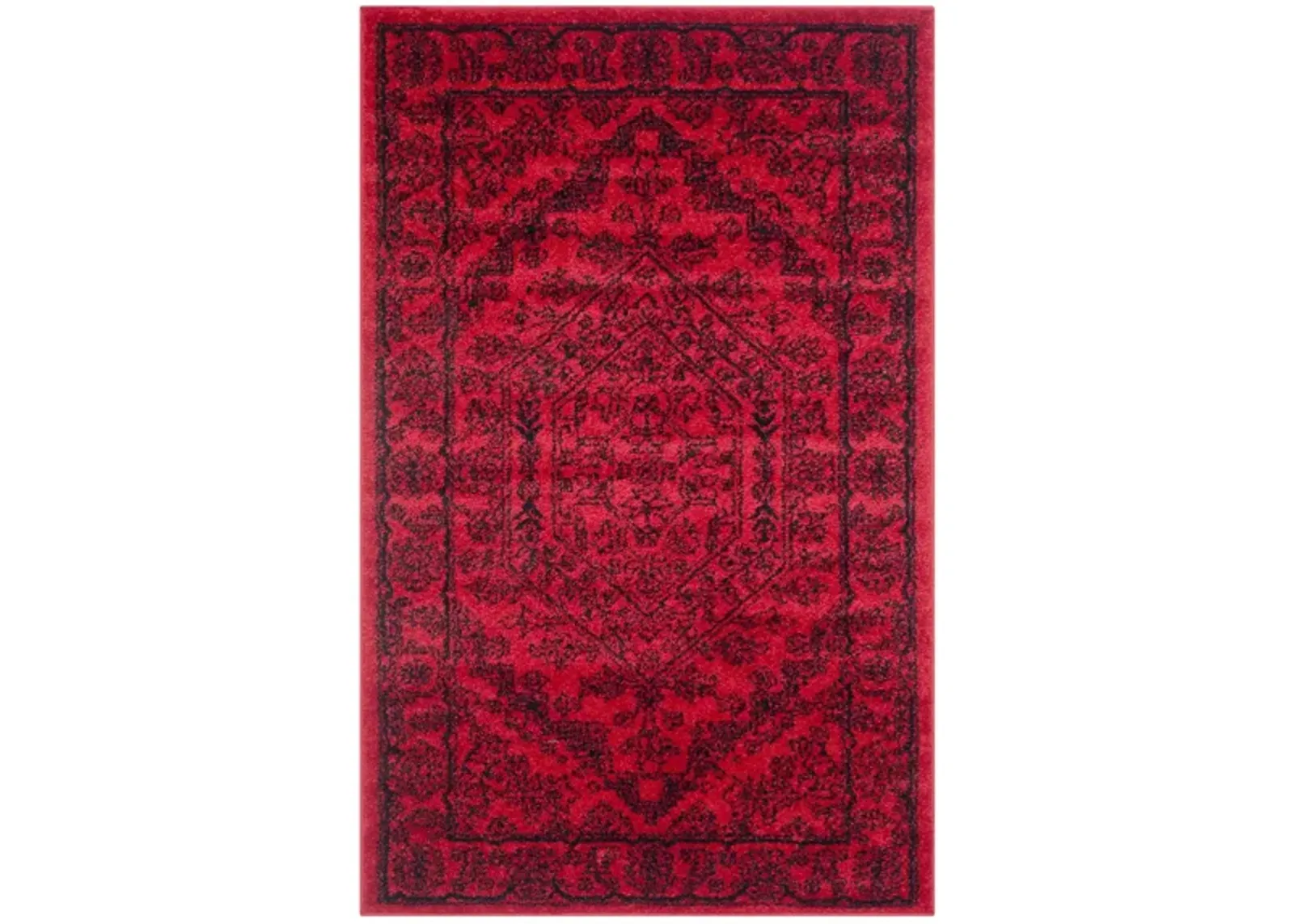 Adirondack Area Rug in Red/Black by Safavieh