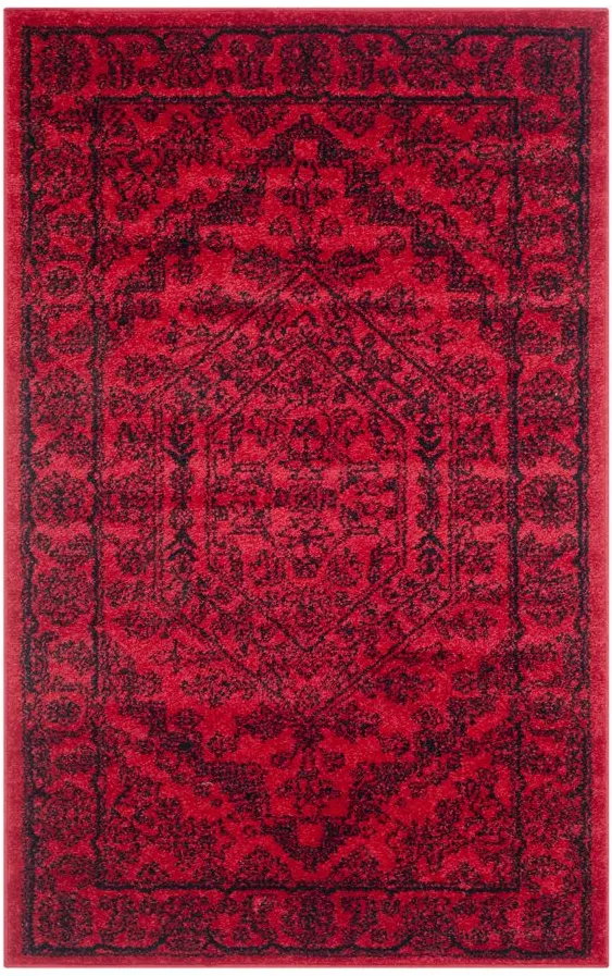 Adirondack Area Rug in Red/Black by Safavieh