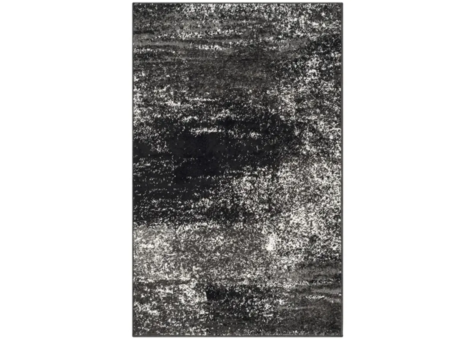 Adirondack Area Rug in Silver/Black by Safavieh