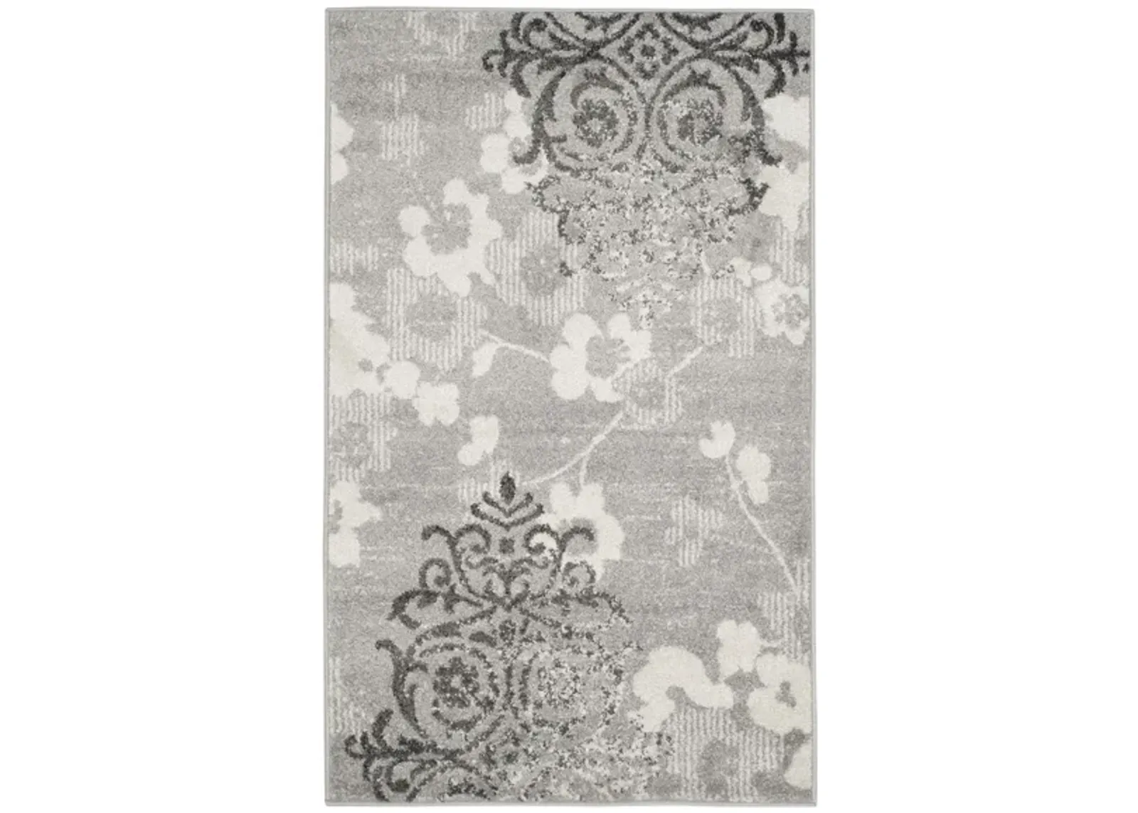 Adirondack Area Rug in Silver/Ivory by Safavieh