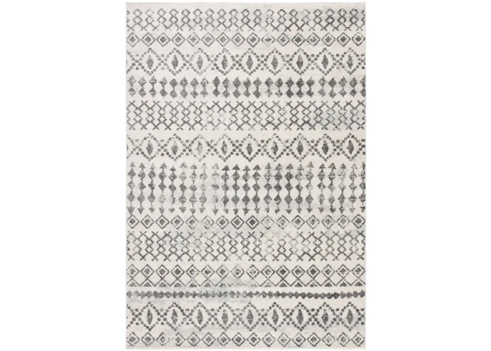 Tulum Area Rug in Ivory/Gray by Safavieh