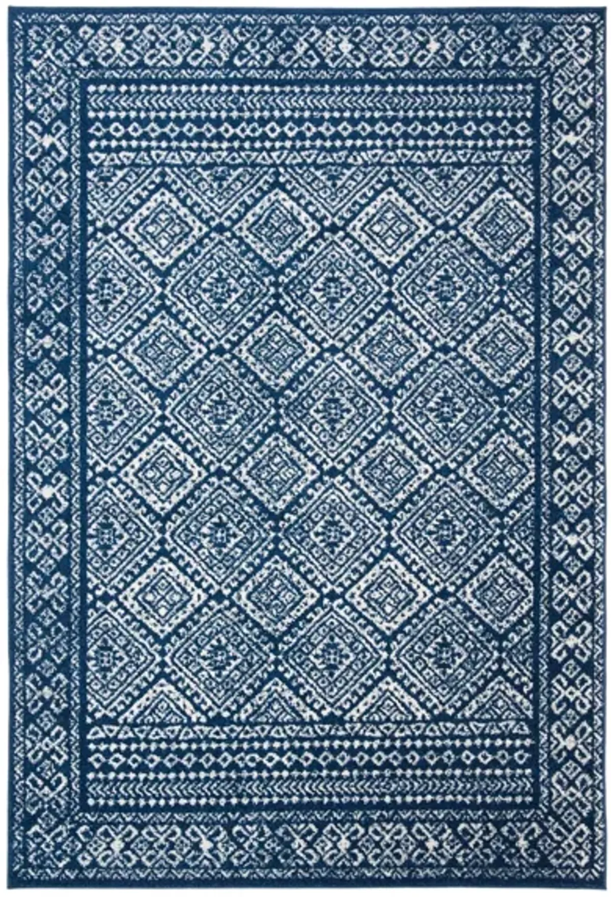 Tulum Area Rug in Navy/Ivory by Safavieh