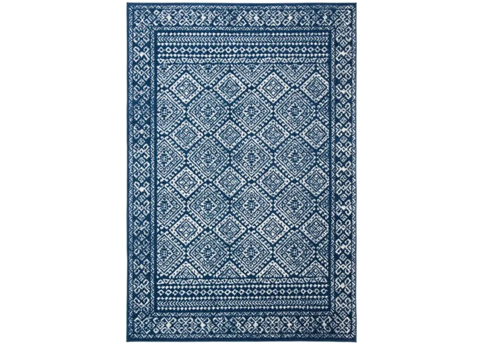 Tulum Area Rug in Navy/Ivory by Safavieh