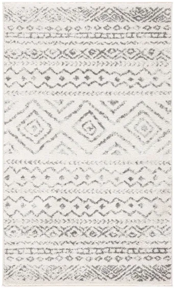 Tulum Area Rug in Ivory/Gray by Safavieh