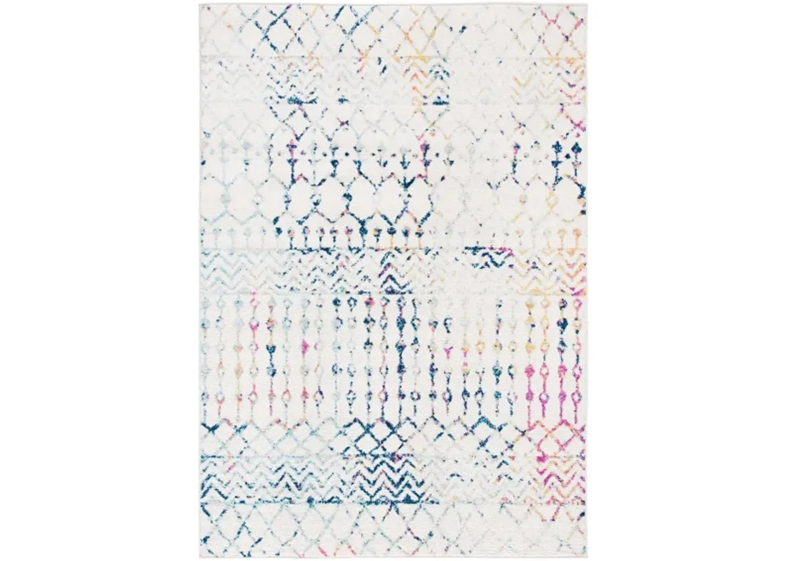 Tulum Area Rug in Ivory/Blue by Safavieh