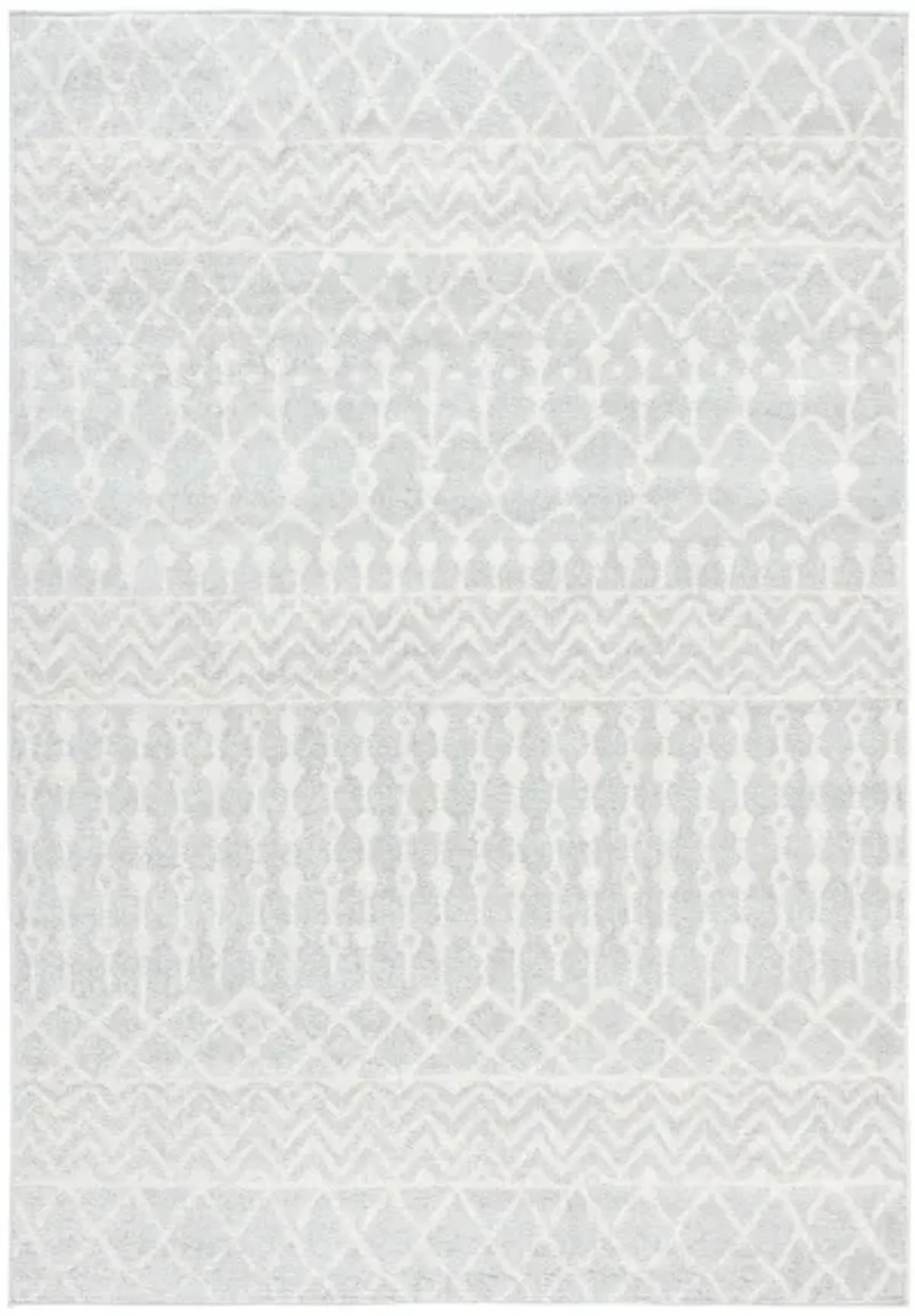 Tulum Area Rug in Light Gray/Ivory by Safavieh