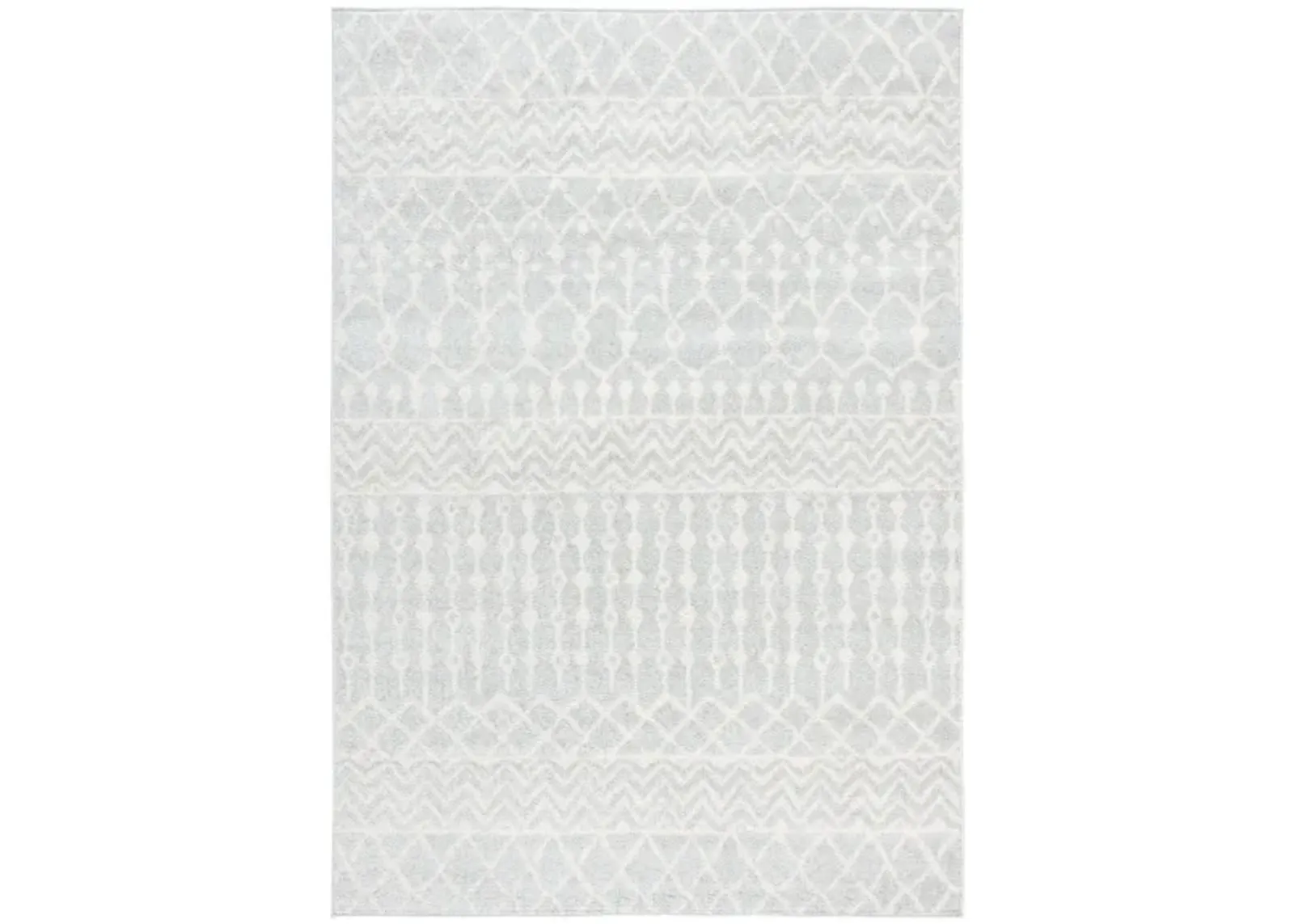 Tulum Area Rug in Light Gray/Ivory by Safavieh