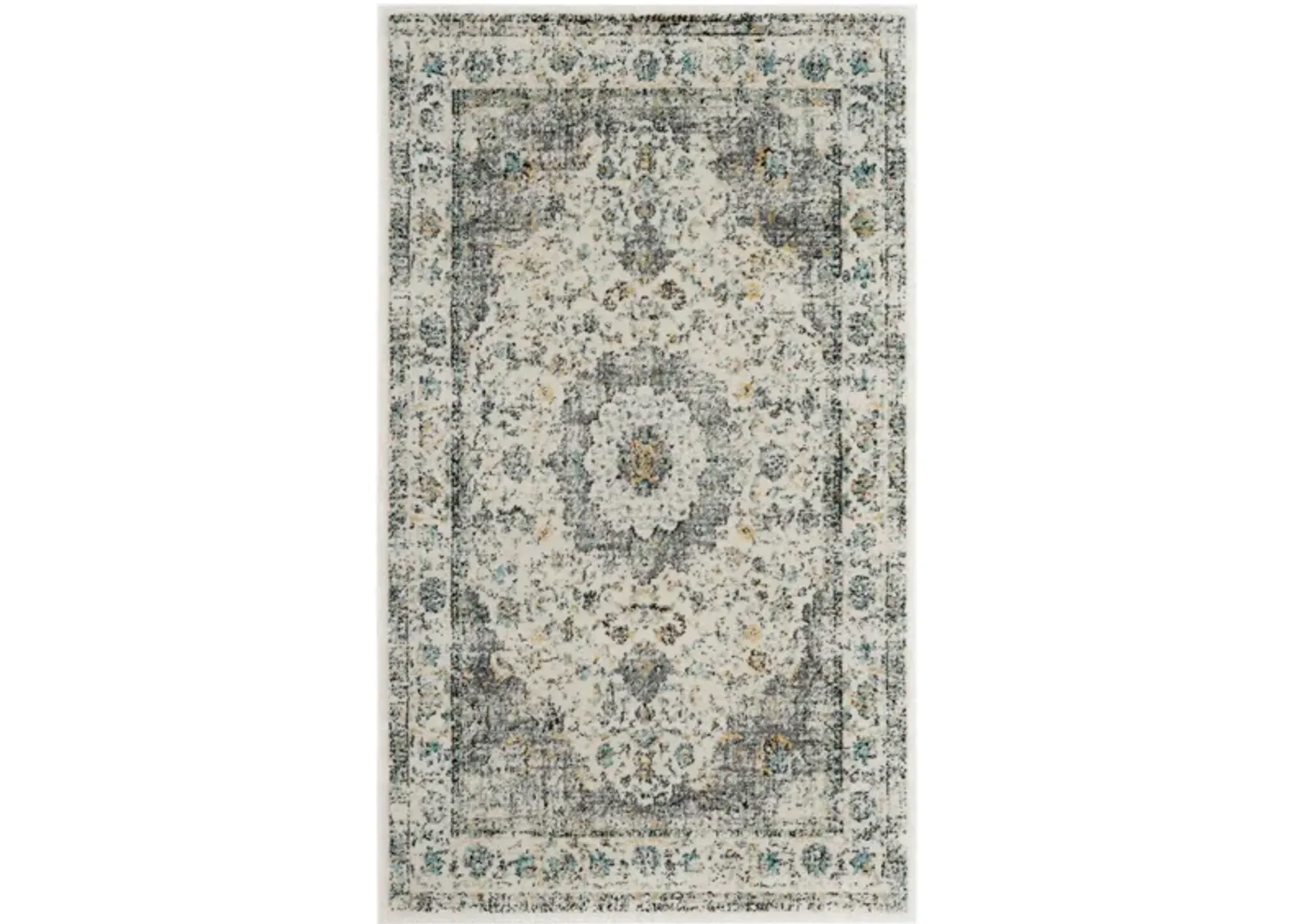 Evoke Area Rug in Gray/Gold by Safavieh