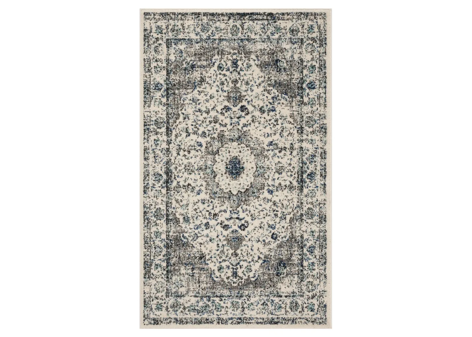 Evoke Area Rug in Ivory/Gray by Safavieh