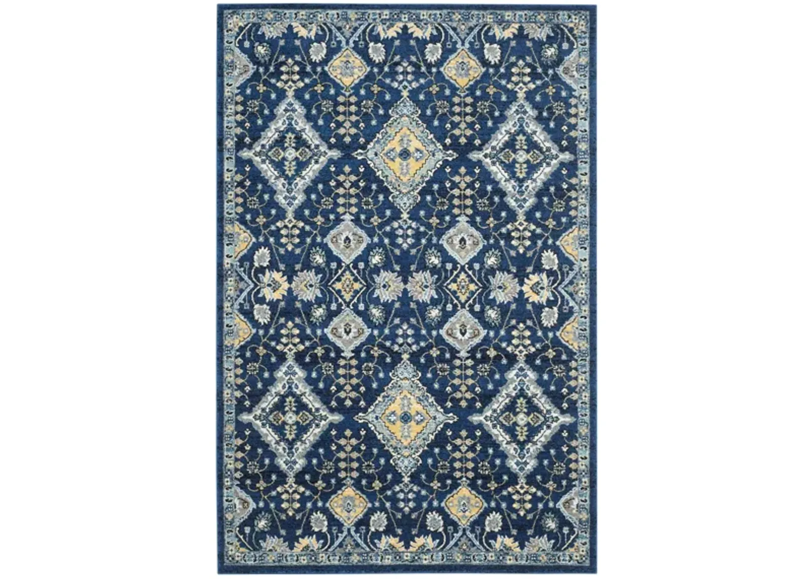 Evoke Area Rug in Royal/Ivory by Safavieh