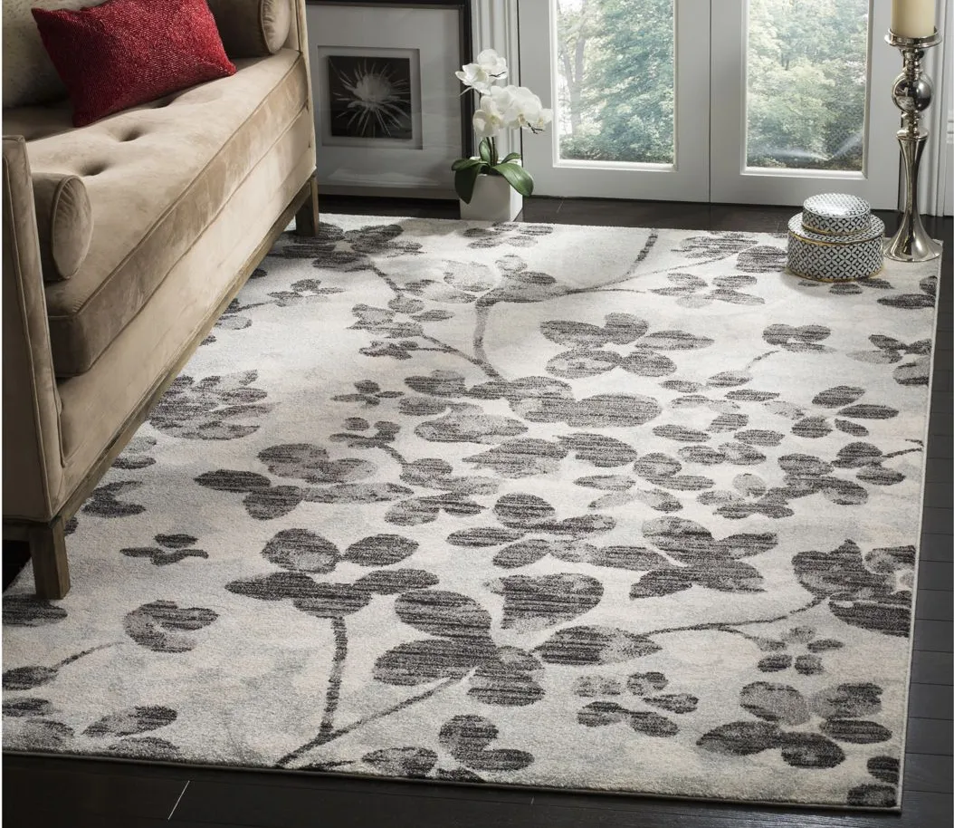 Evoke Area Rug in Gray/Black by Safavieh