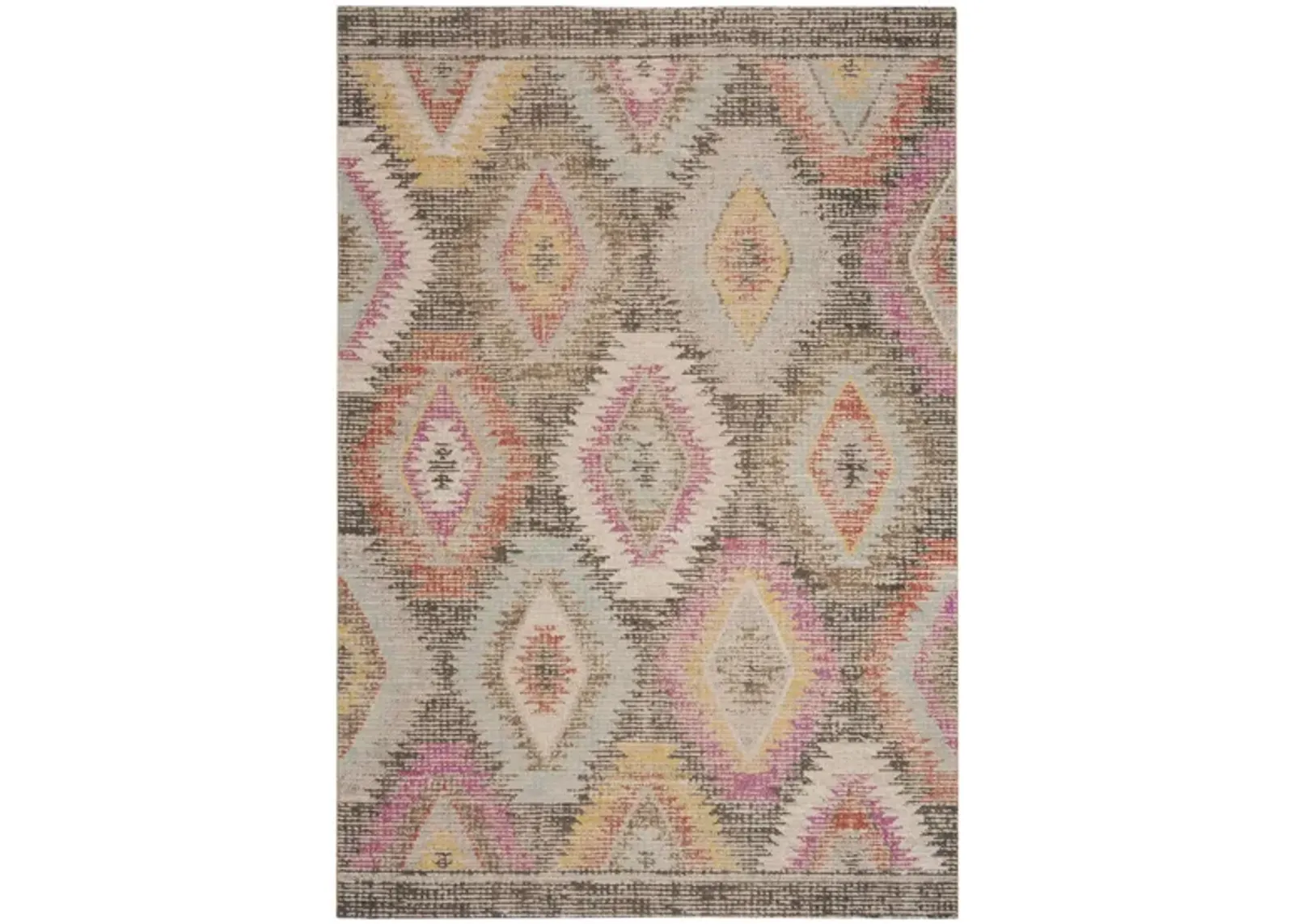 Montage II Area Rug in Gray & Multi by Safavieh