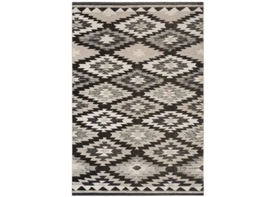 Montage II Area Rug in Gray & Black by Safavieh