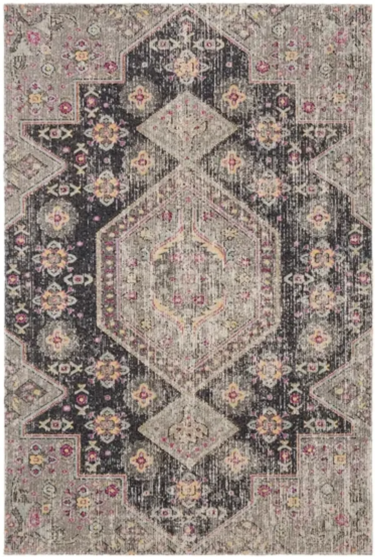 Montage IV Area Rug in Black & Multi by Safavieh