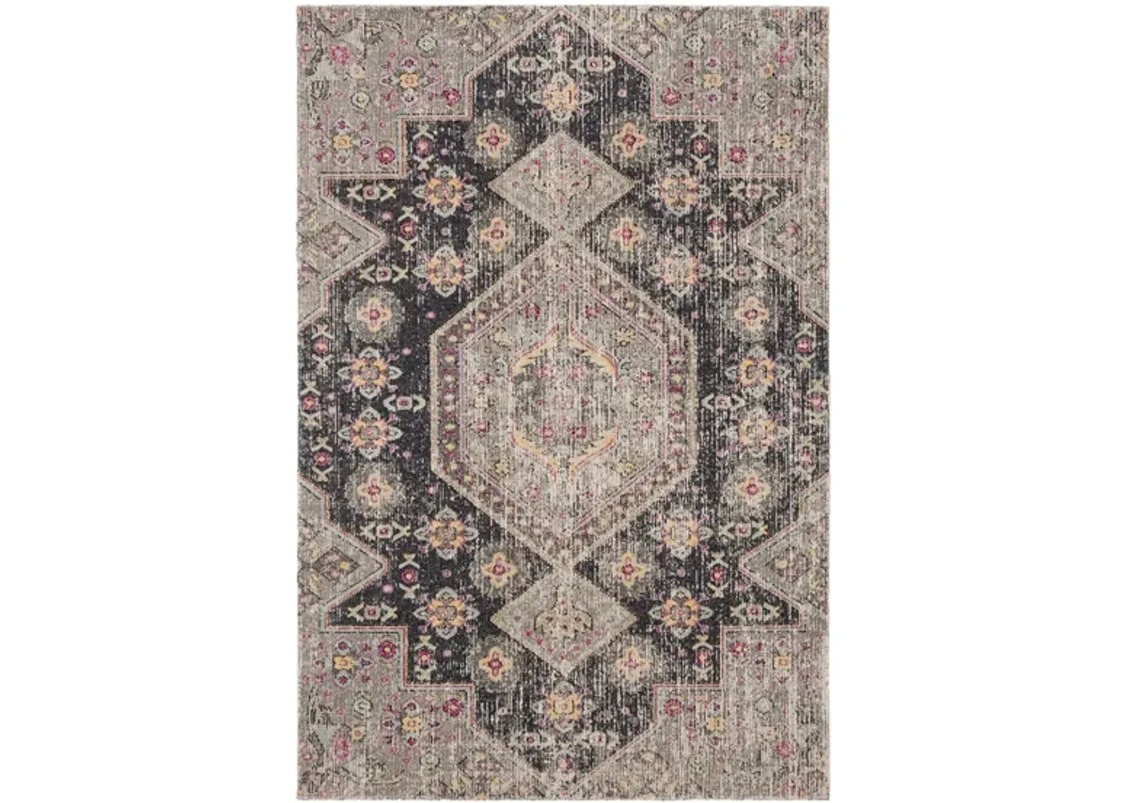 Montage IV Area Rug in Black & Multi by Safavieh