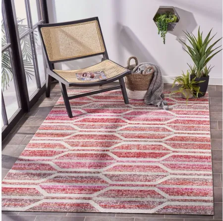Montage IV Area Rug in Red & Ivory by Safavieh