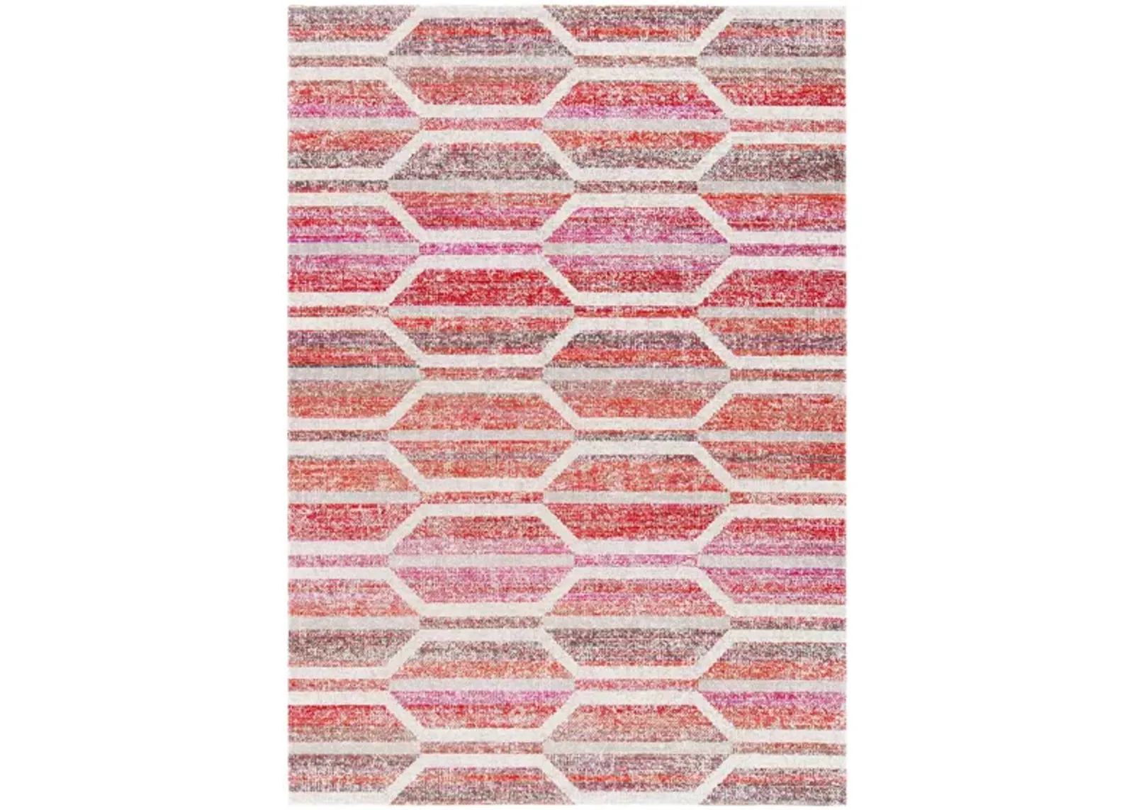 Montage IV Area Rug in Red & Ivory by Safavieh