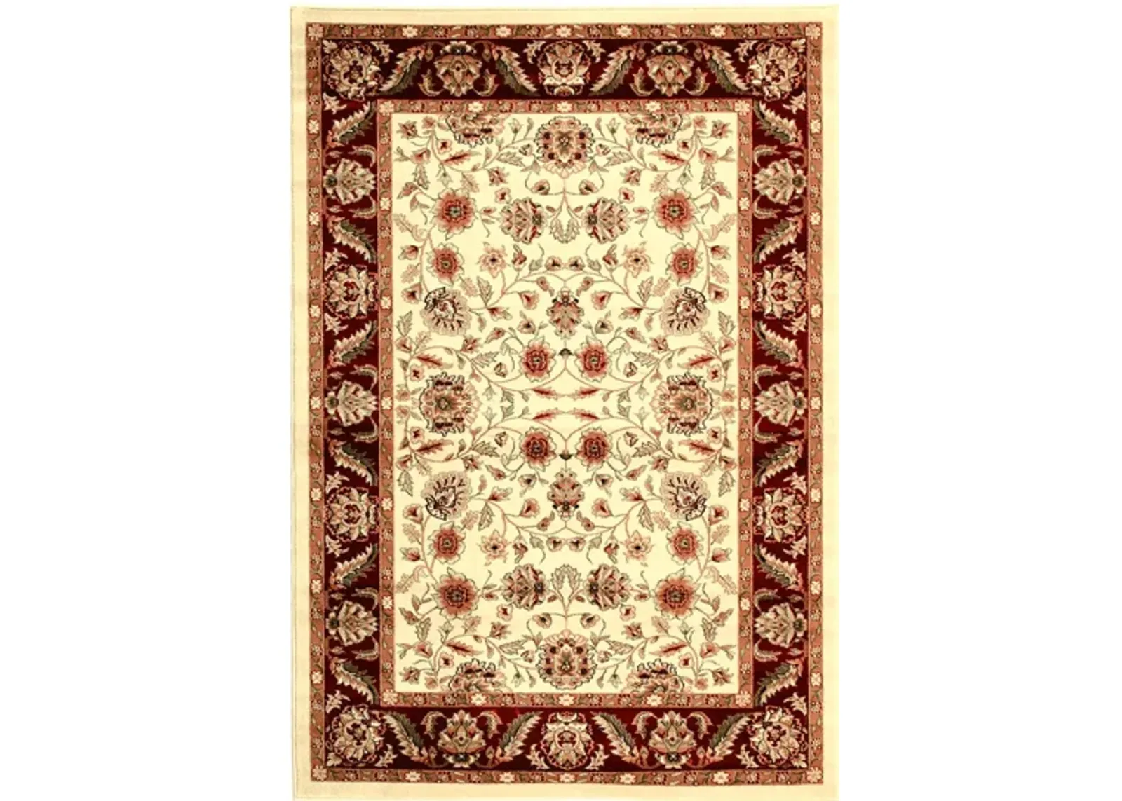 Bolton Area Rug in Ivory / Red by Safavieh