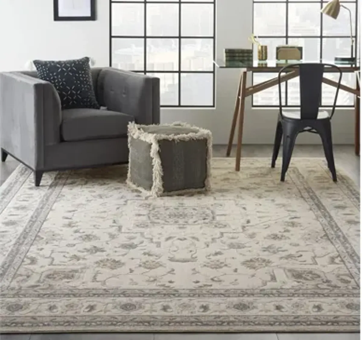 Silky Textures Area Rug