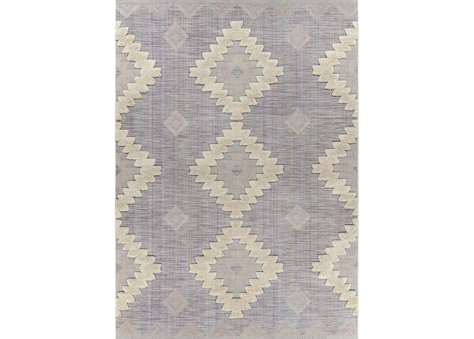 Toledo Area Rug in Cream, Light Gray, Pink, Yellow by Surya