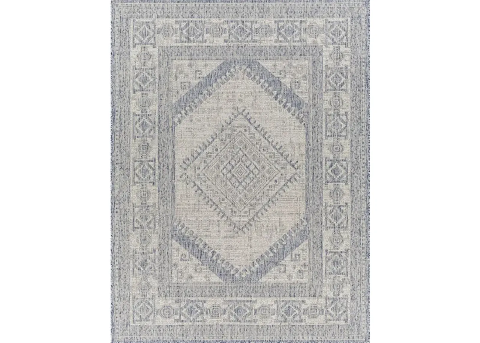 Tuareg Area Rug in Blue, Gray, Denim Blue by Surya