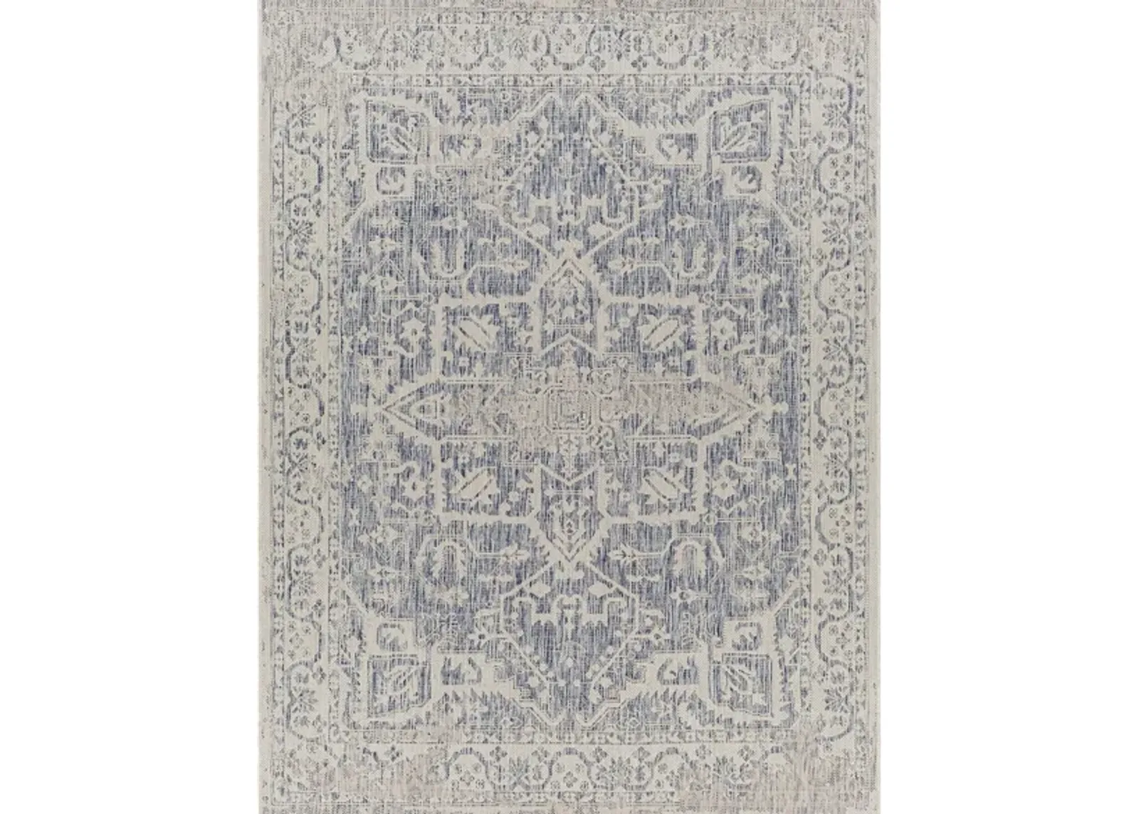 Tuareg Area Rug in Pale Blue, Tan, Navy, Blue, Taupe, Off-White, Gray by Surya