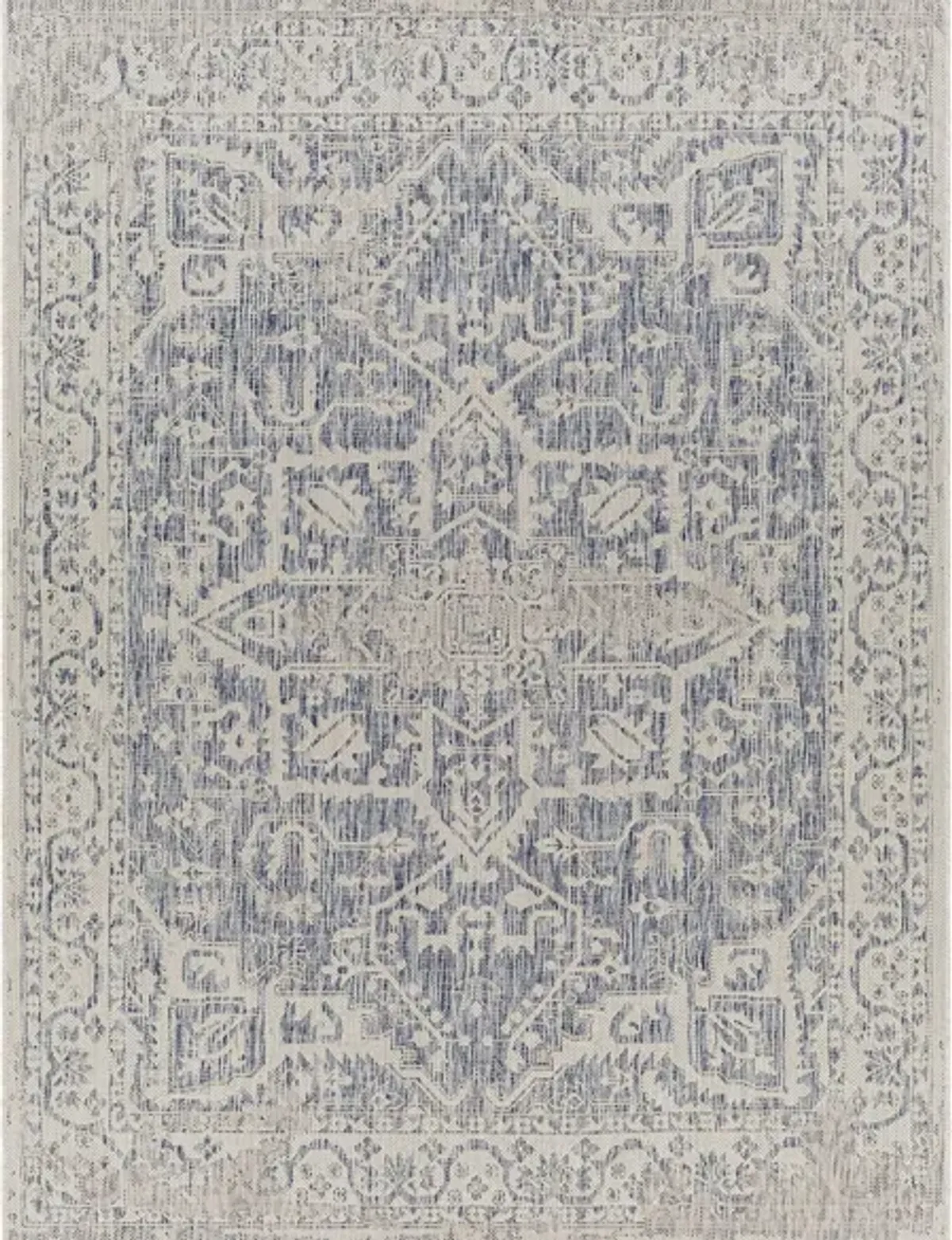 Tuareg Area Rug in Pale Blue, Tan, Navy, Blue, Taupe, Off-White, Gray by Surya