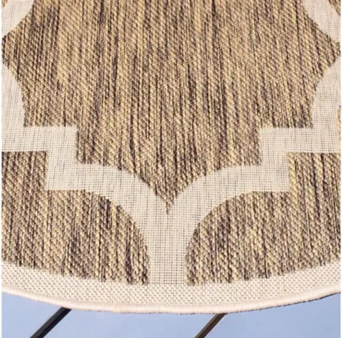 Courtyard Morocco Indoor/Outdoor Area Rug Round
