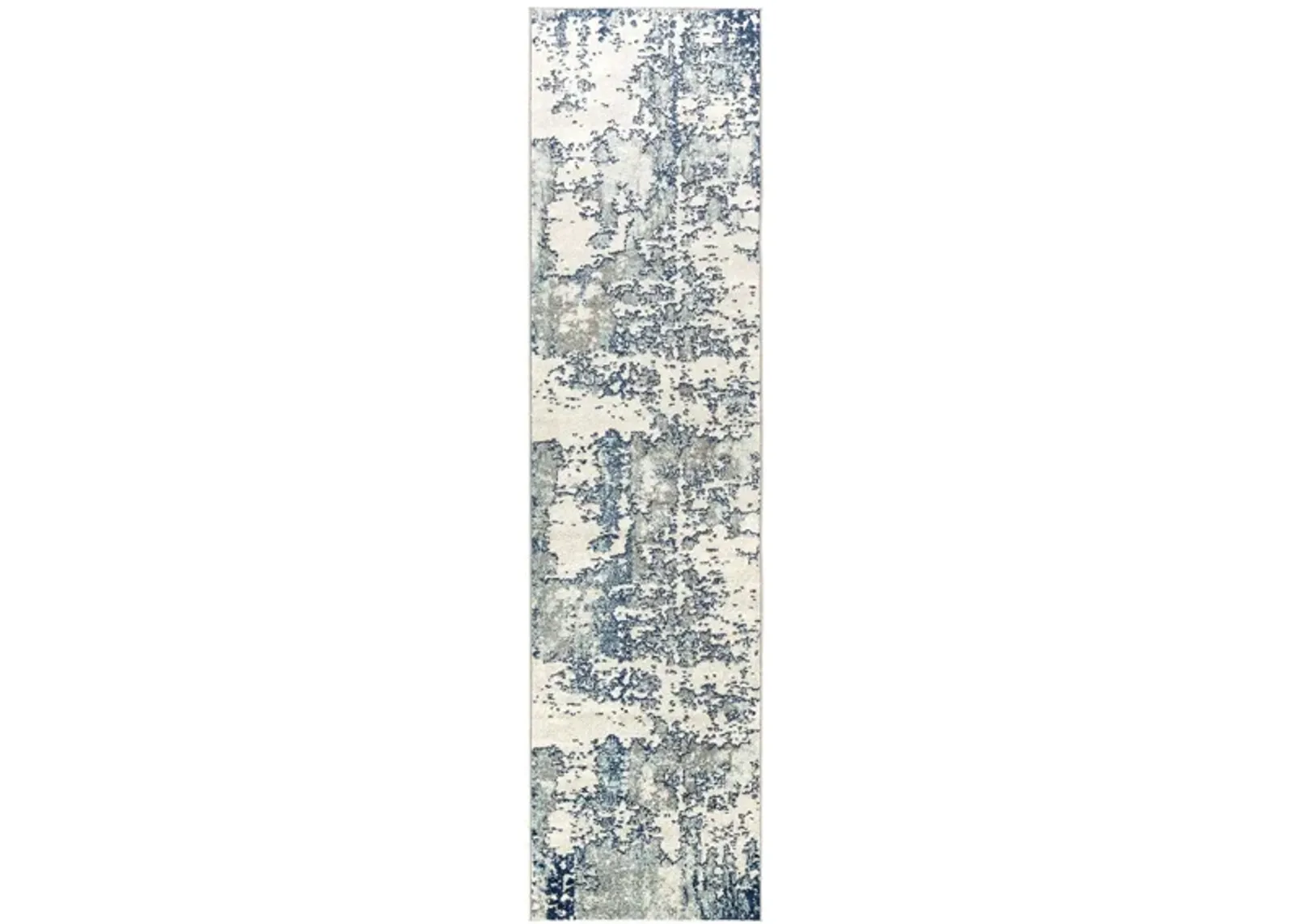 Sunderland Rug in Navy, Aqua, Light Gray, White, Medium Gray by Surya