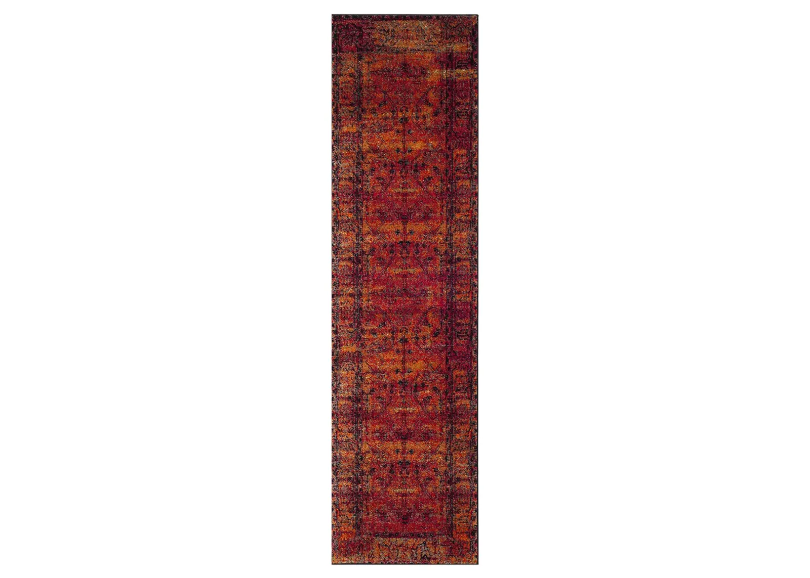 Vintage Hamadan I Area Rug in Orange by Safavieh