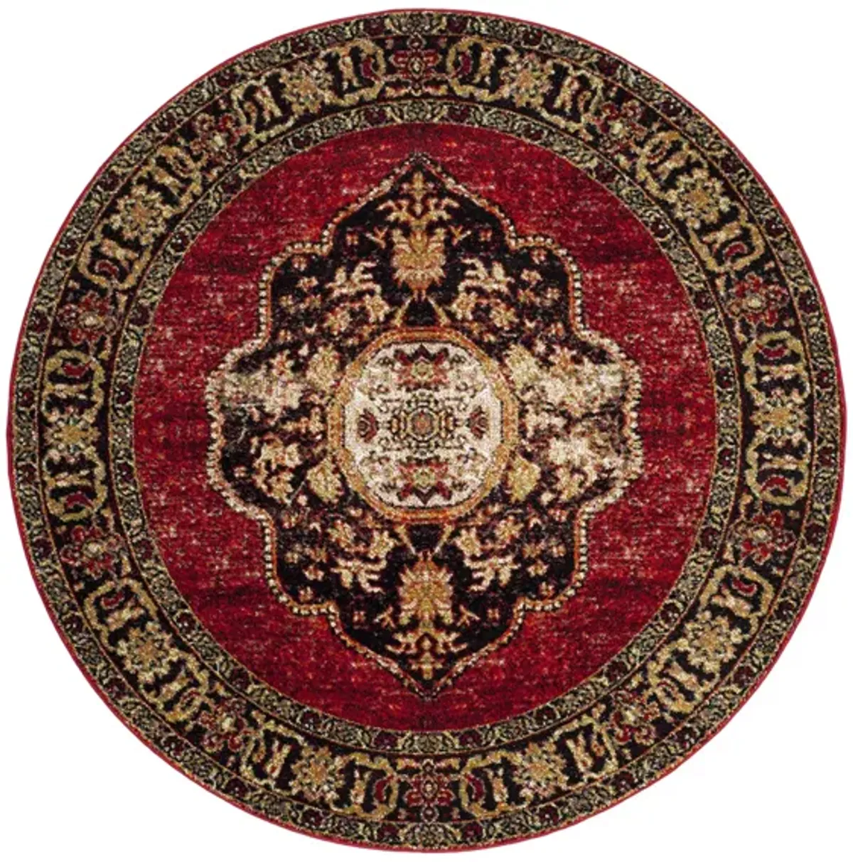 Vintage Hamadan I Area Rug in Red by Safavieh