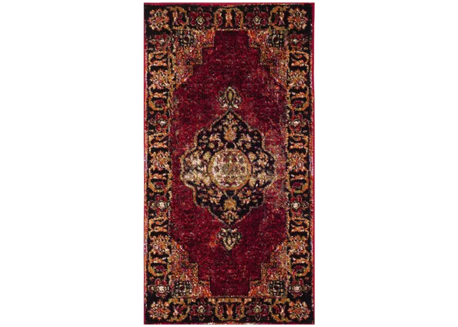 Vintage Hamadan I Area Rug in Red by Safavieh