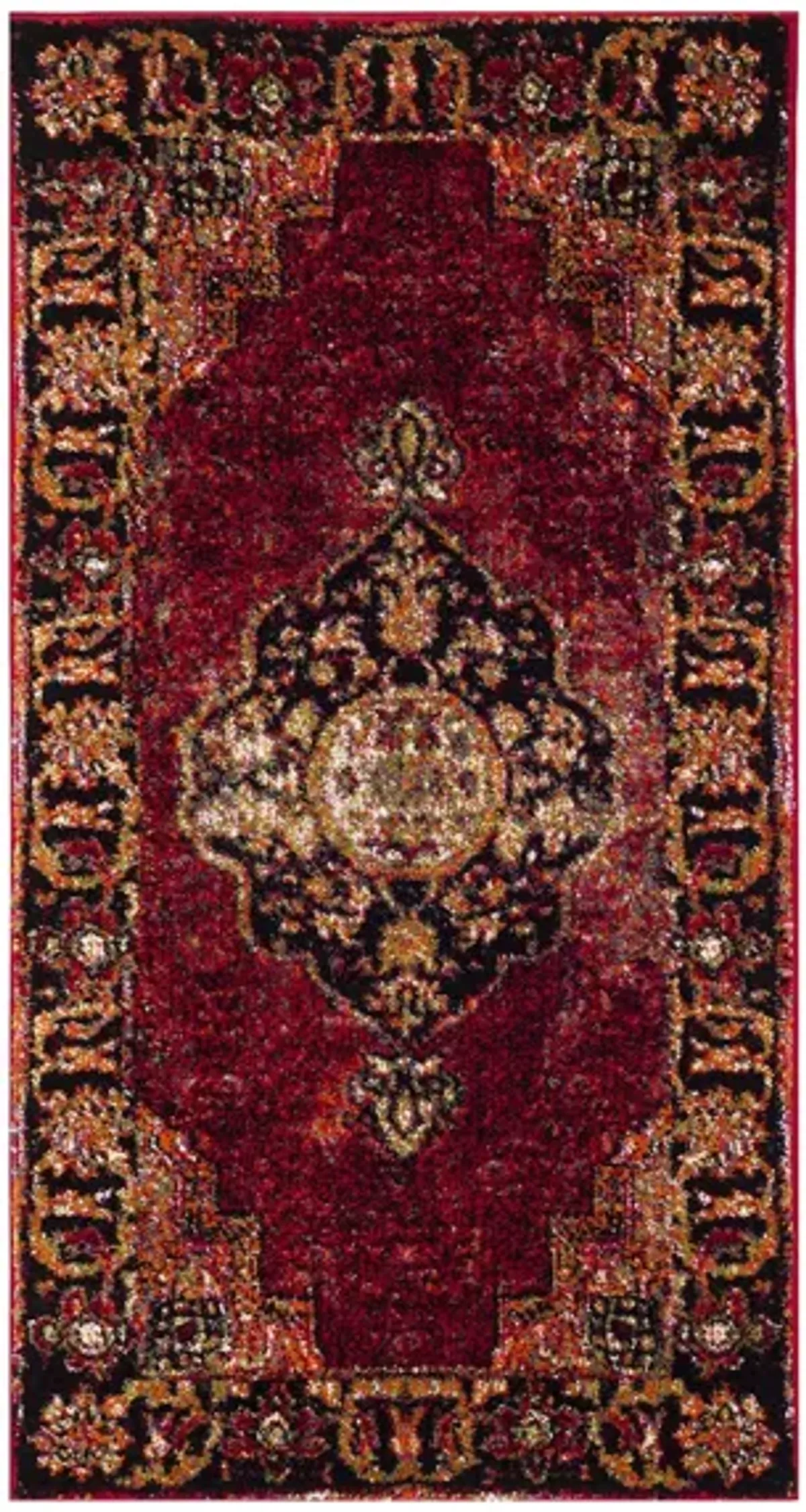 Vintage Hamadan I Area Rug in Red by Safavieh