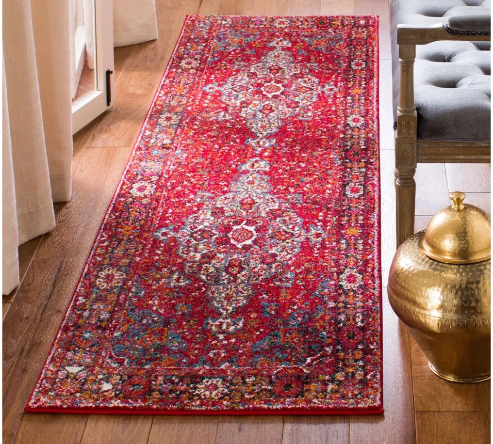 Vintage Hamadan I Area Rug in Red by Safavieh