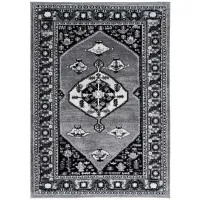 Vintage Hamadan III Area Rug in Grey & Black by Safavieh