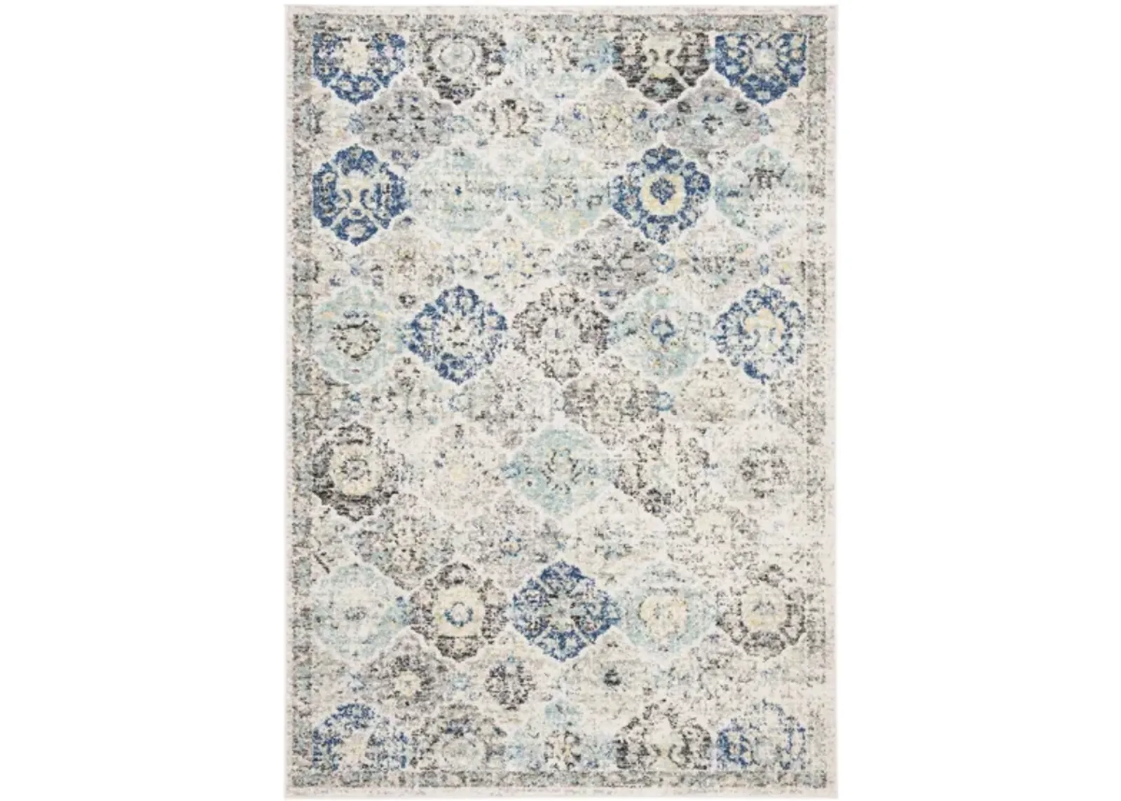 Madison Area Rug in Ivory/Aqua by Safavieh