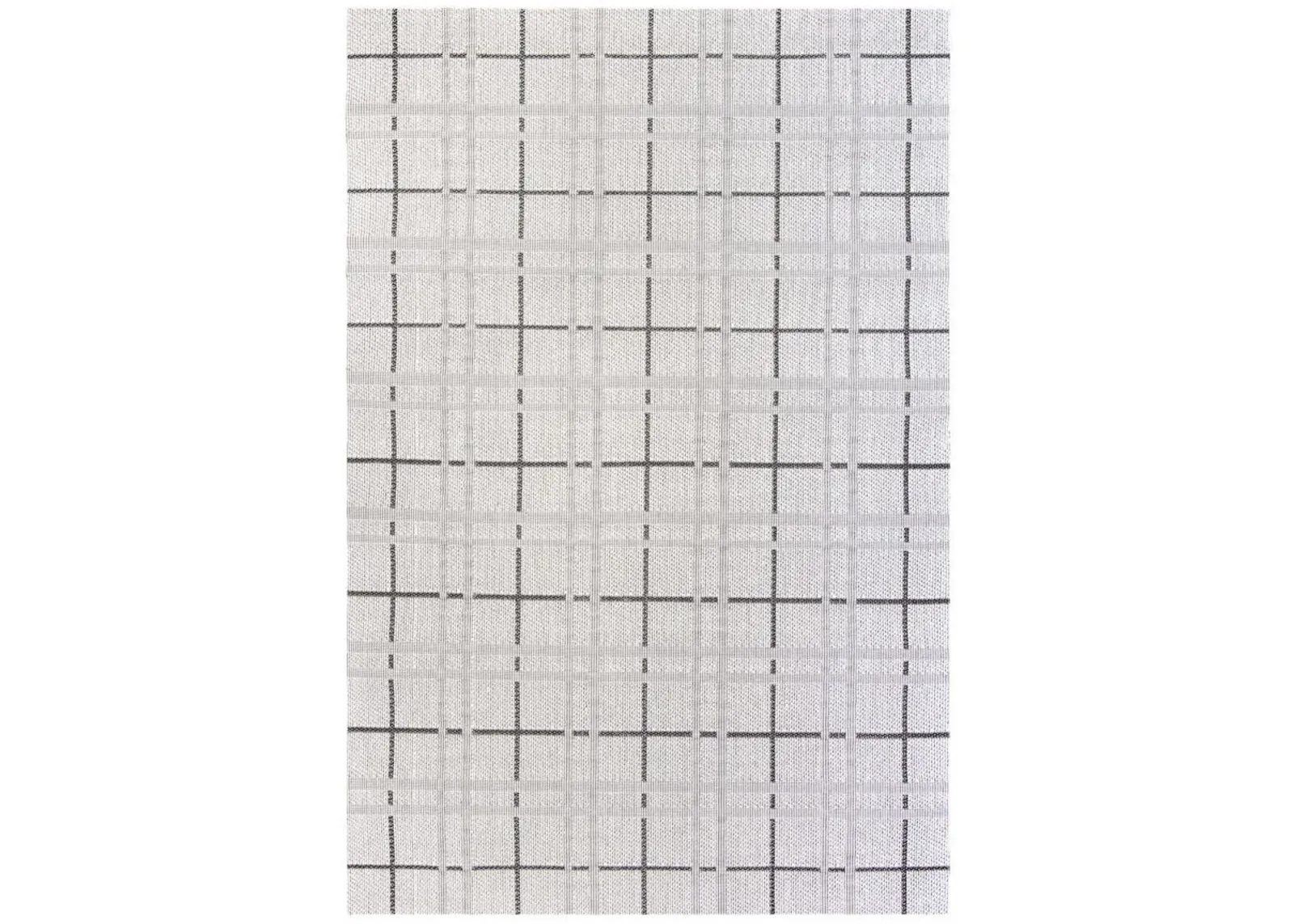 Bermuda Squares Indoor/Outdoor Area Rug in Ivory & Gray by Safavieh