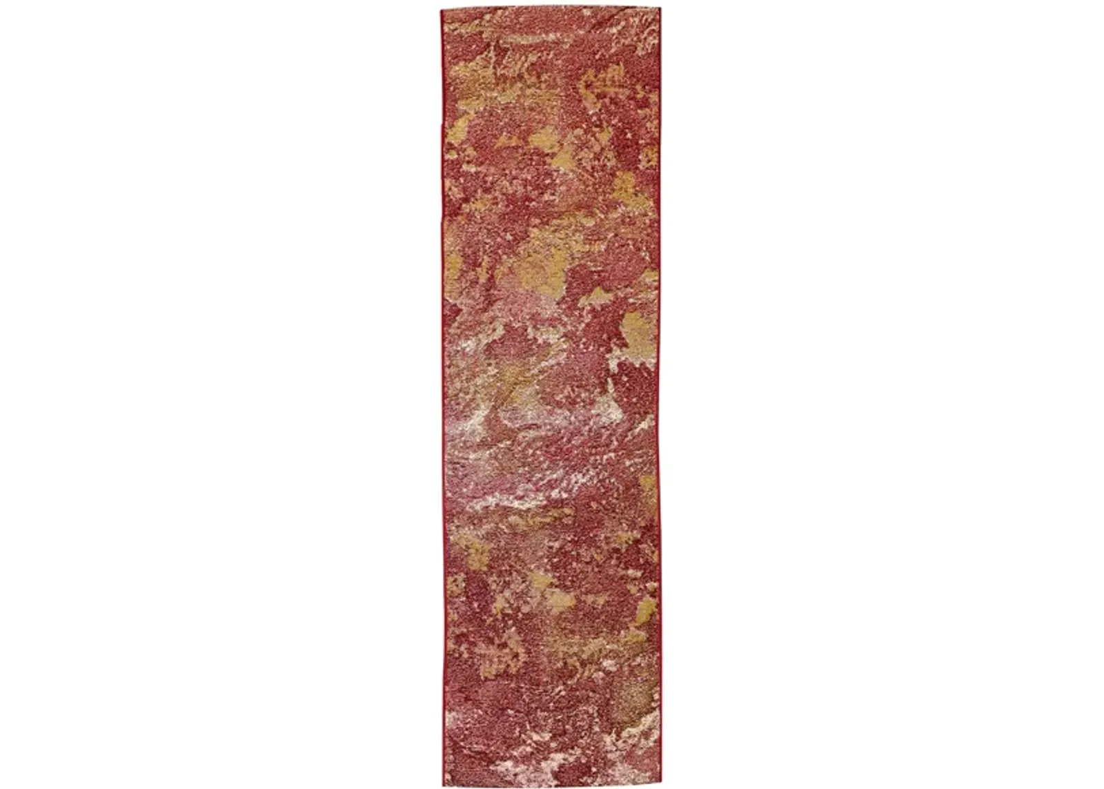 Liora Manne Marina Lava Indoor/Outdoor Area Rug in Red by Trans-Ocean Import Co Inc