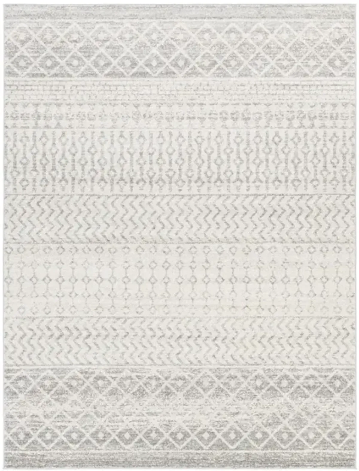 Elaziz Area Rug in Gray, White by Surya