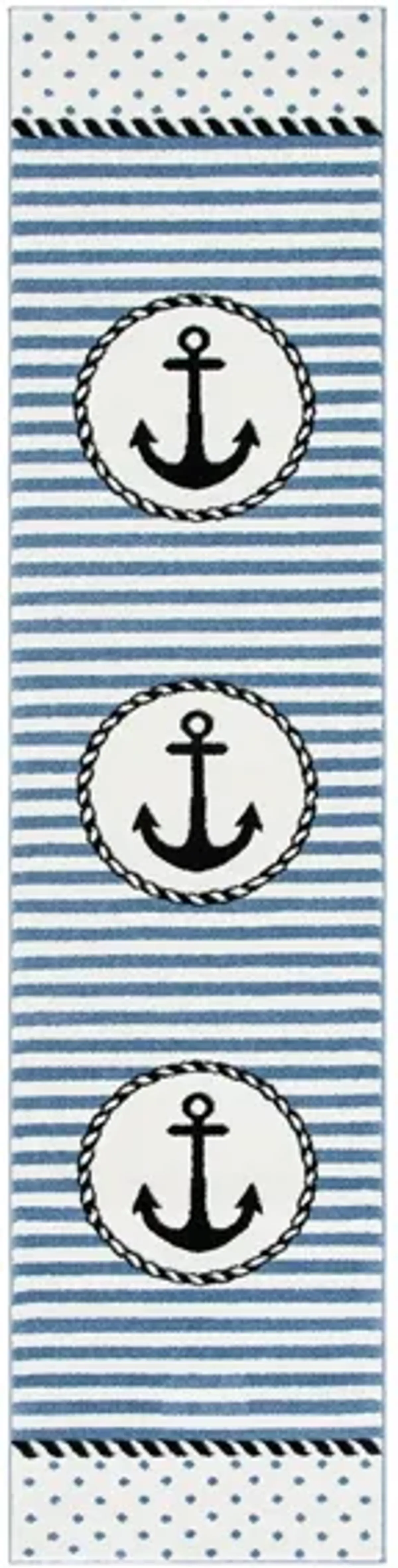 Carousel Anchor Kids Runner Rug